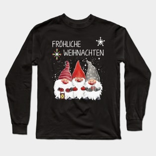 Frohliche Weihnachten Long Sleeve T-Shirt